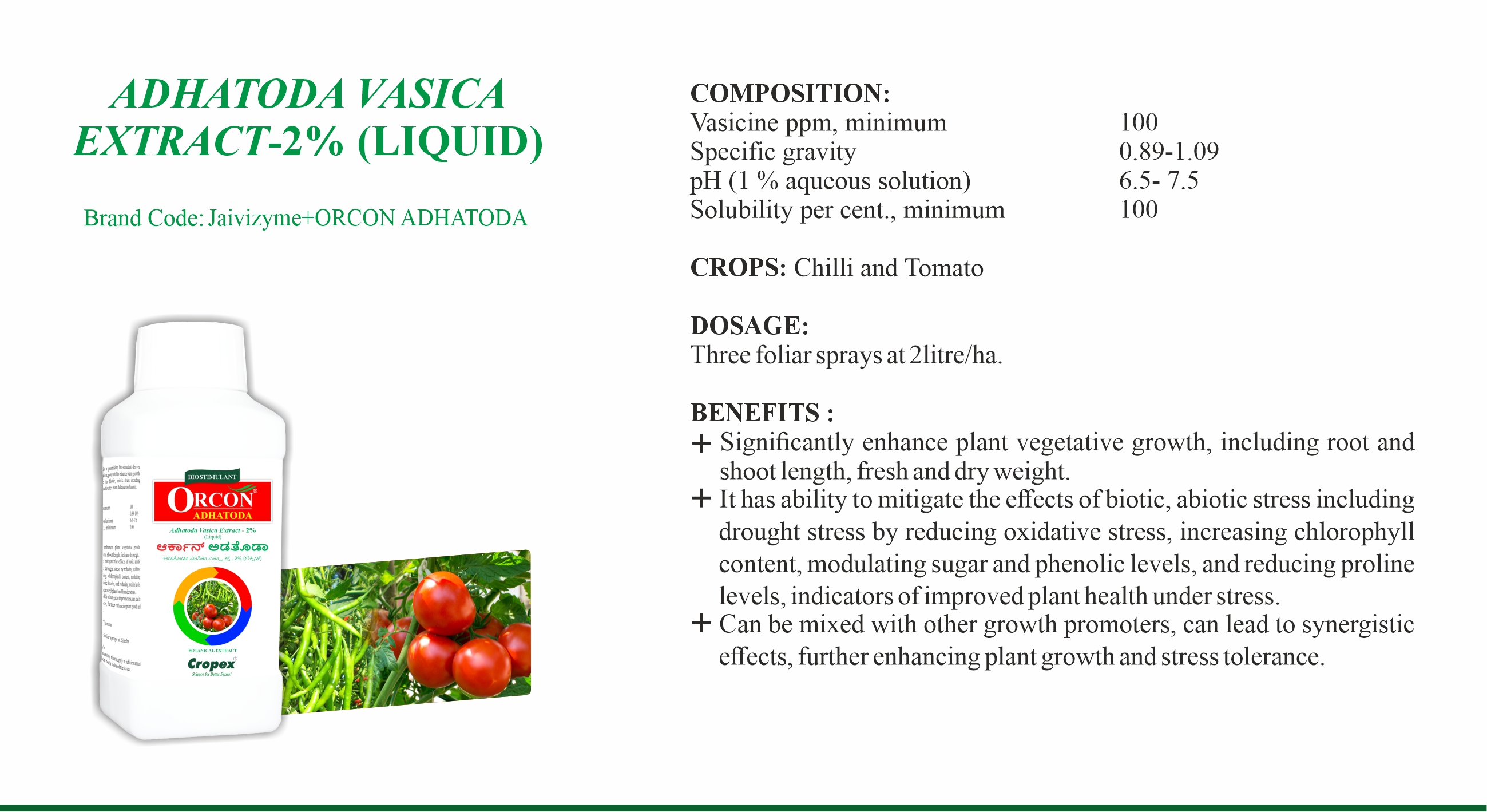 Biostimulants | Cropex - Best Organic Agri Product