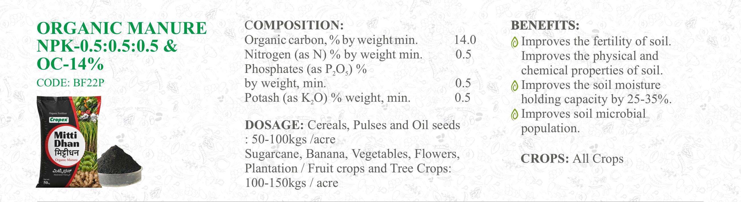 Specialty Fertilizers & Micronutrients | Cropex - Best Organic Agri Product